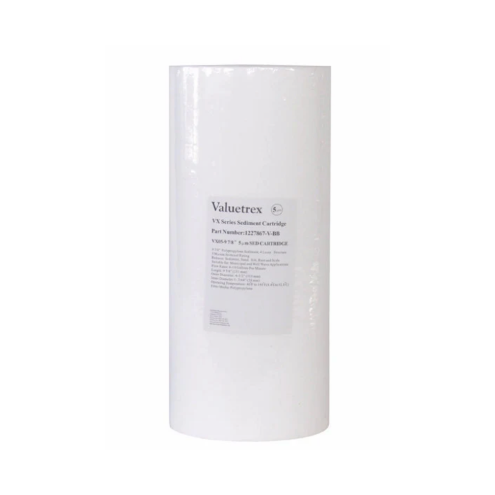 Valuetrex 10" Big Blue 5 Micron Sediment Filter Cartridge 1227867-V-BB